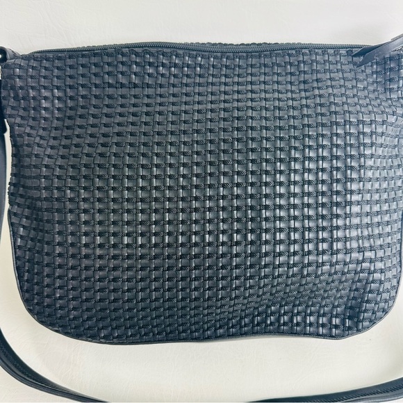 The Sak Elliot Lucca Black Textured Crossbody Shoulder Bags Handbag Purse - Picture 2 of 12